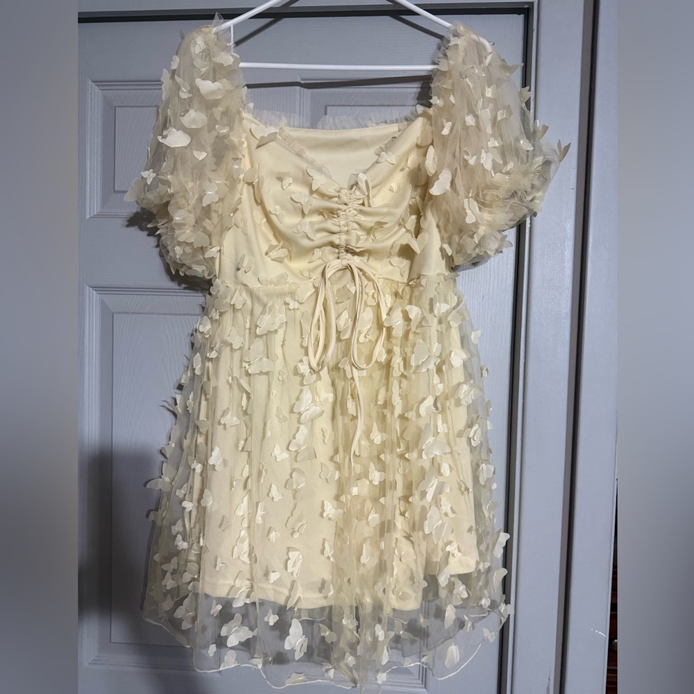 Areth-Shop butterfly baby doll dress